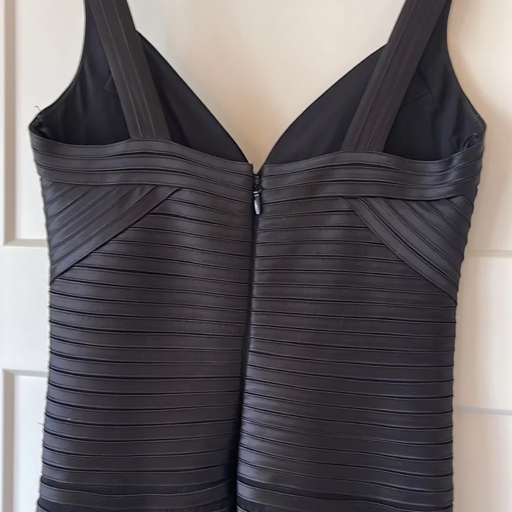 BCBG MAXAZRIA Full Length Black Gown - Picture 5 of 9